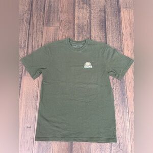 Men’s Patagonia Green T Shirt Short Sleeve Medium No Dams